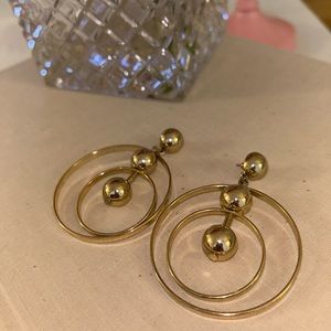 Gold Dangle Earrings